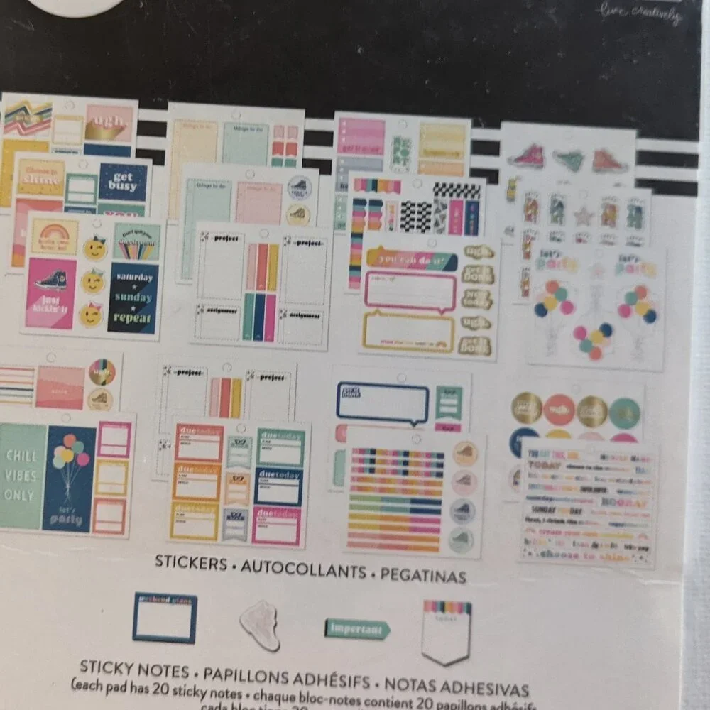 NWT Back to School Student 294 pcs Happy Planner Sticker Multi Pack Stickers NEW